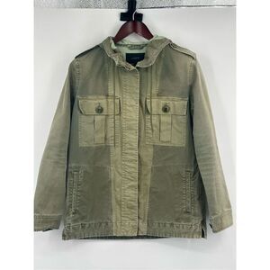 J Crew size S green military style jacket